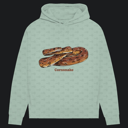 Damen Bio Hoodie mit Seitentaschen | Kornnatter Cornsnake Pantherophis guttatus