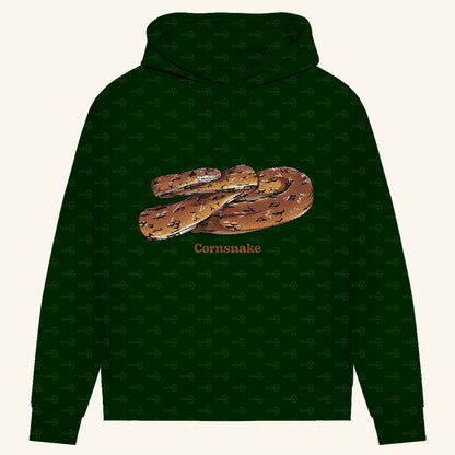 Damen Bio Hoodie mit Seitentaschen | Kornnatter Cornsnake Pantherophis guttatus