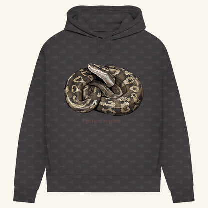 Damen Bio Hoodie mit Seitentaschen | Königspython  Ballpython Python regius
