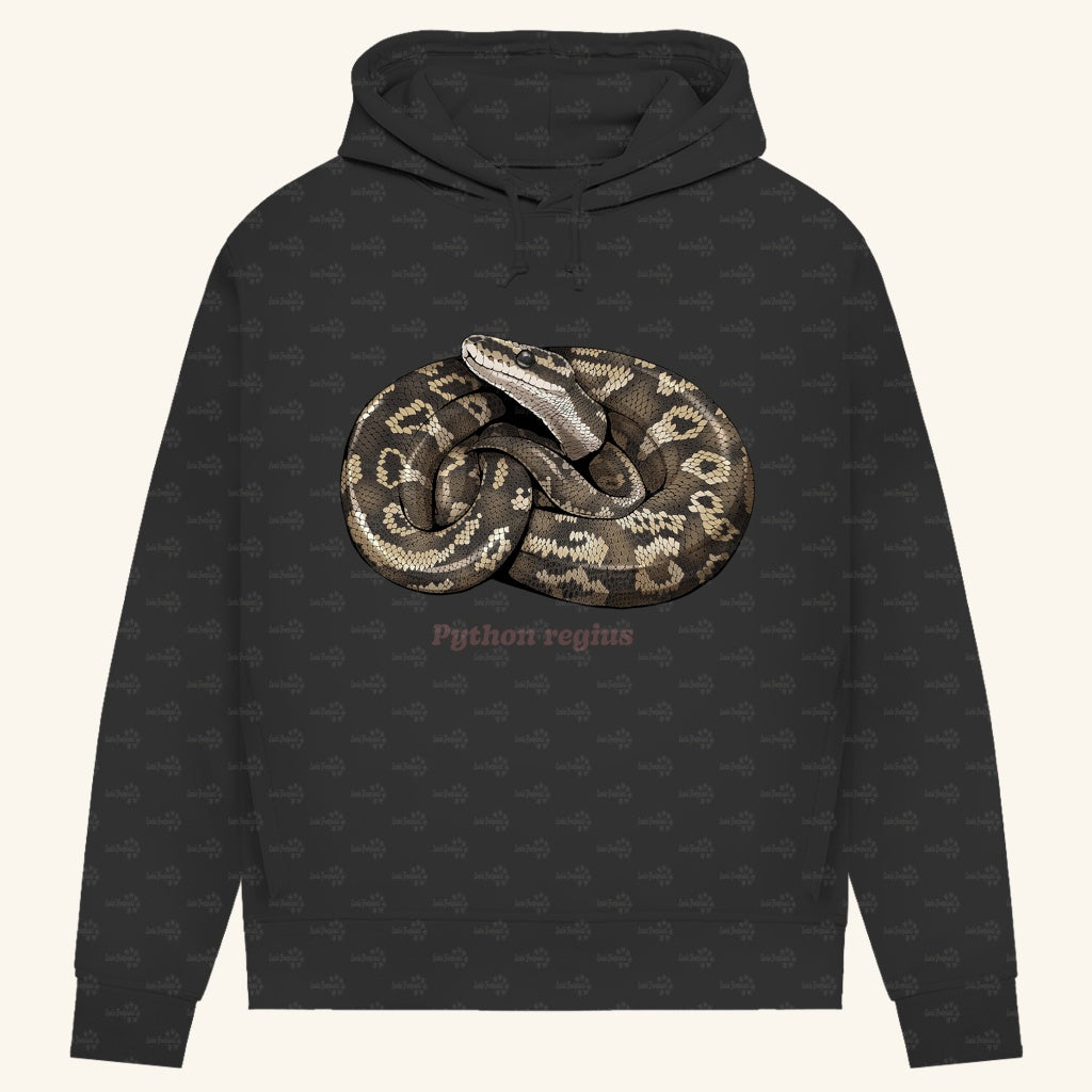 Damen Bio Hoodie mit Seitentaschen | Königspython  Ballpython Python regius