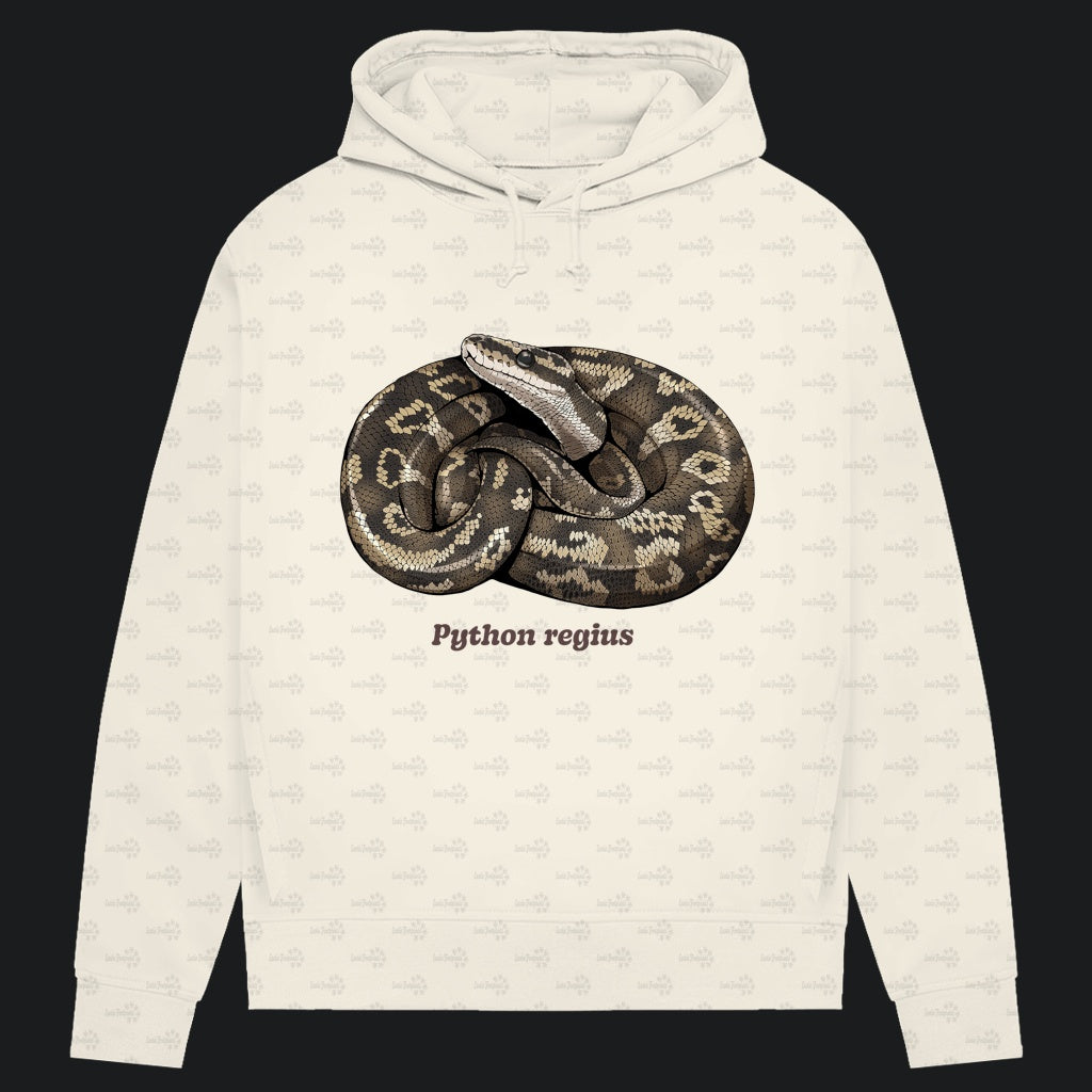 Damen Bio Hoodie mit Seitentaschen | Königspython  Ballpython Python regius