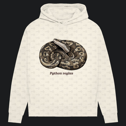 Damen Bio Hoodie mit Seitentaschen | Königspython  Ballpython Python regius