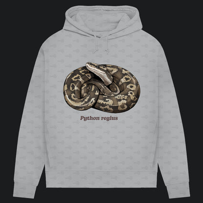 Damen Bio Hoodie mit Seitentaschen | Königspython  Ballpython Python regius