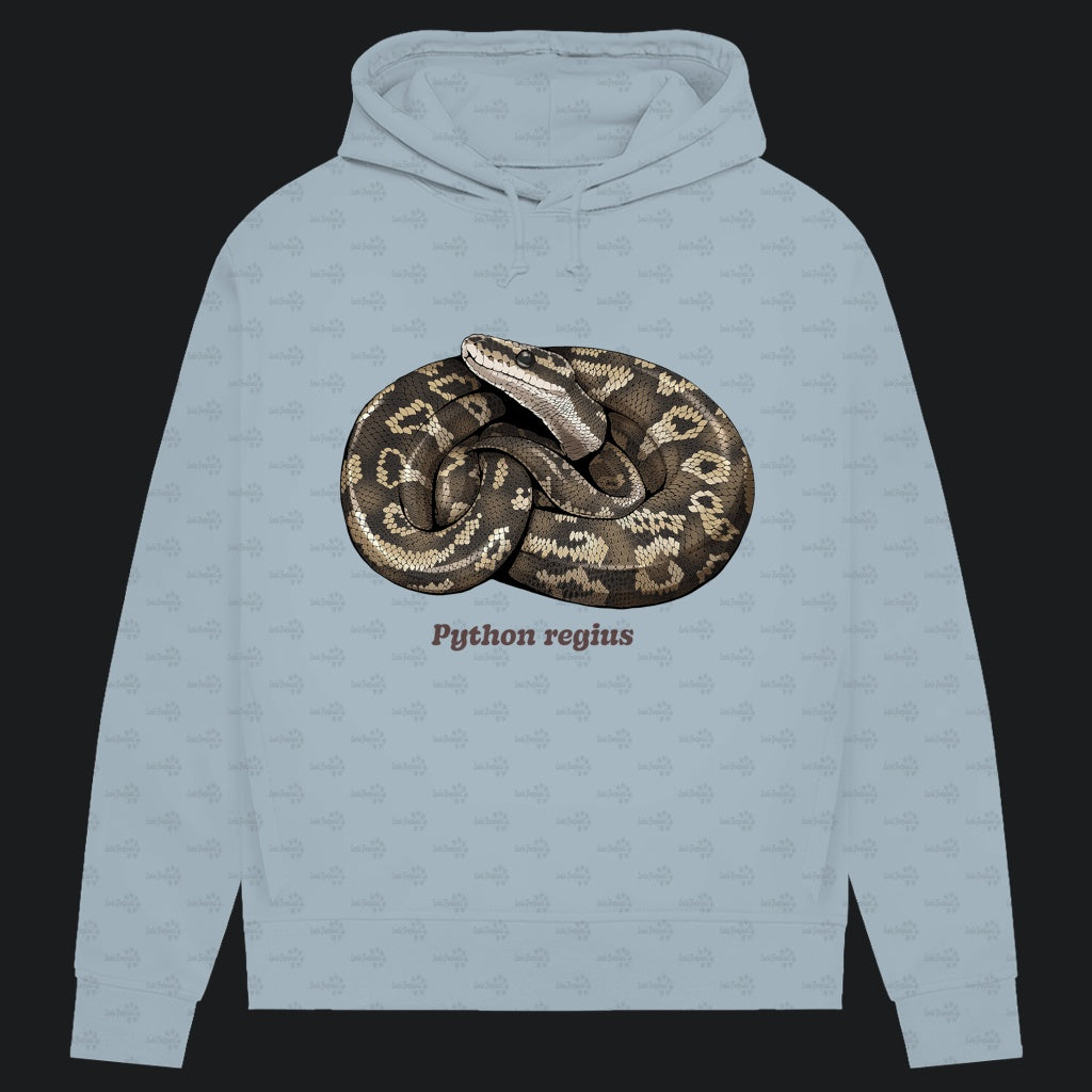 Damen Bio Hoodie mit Seitentaschen | Königspython  Ballpython Python regius