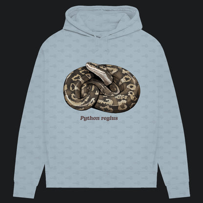 Damen Bio Hoodie mit Seitentaschen | Königspython  Ballpython Python regius