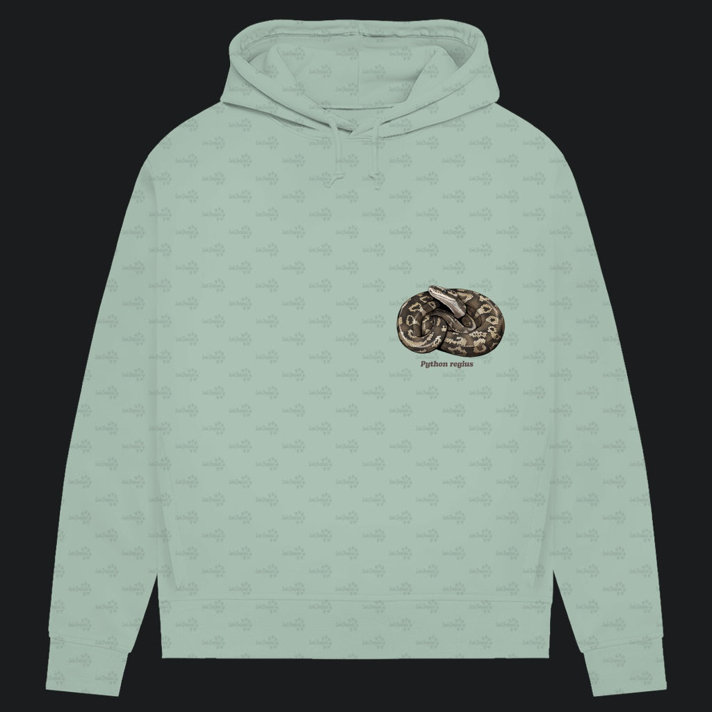 Damen Bio Hoodie mit Seitentaschen | Königspython  Ballpython Python regius