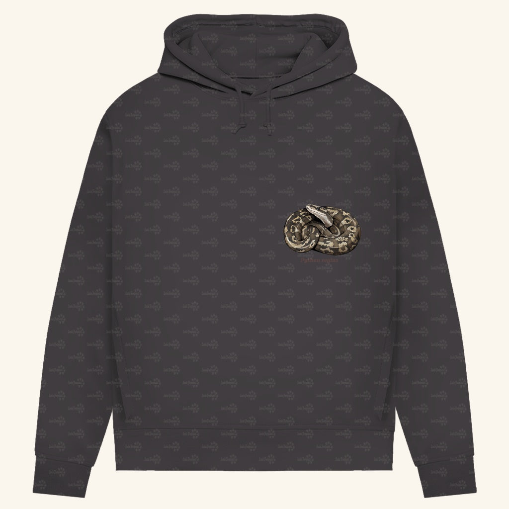 Damen Bio Hoodie mit Seitentaschen | Königspython  Ballpython Python regius