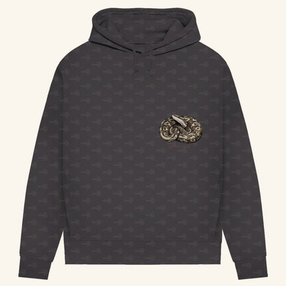 Damen Bio Hoodie mit Seitentaschen | Königspython  Ballpython Python regius