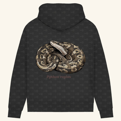 Damen Bio Hoodie mit Seitentaschen | Königspython  Ballpython Python regius