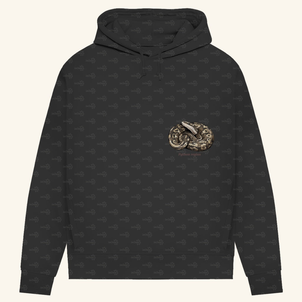 Damen Bio Hoodie mit Seitentaschen | Königspython  Ballpython Python regius