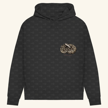 Damen Bio Hoodie mit Seitentaschen | Königspython  Ballpython Python regius