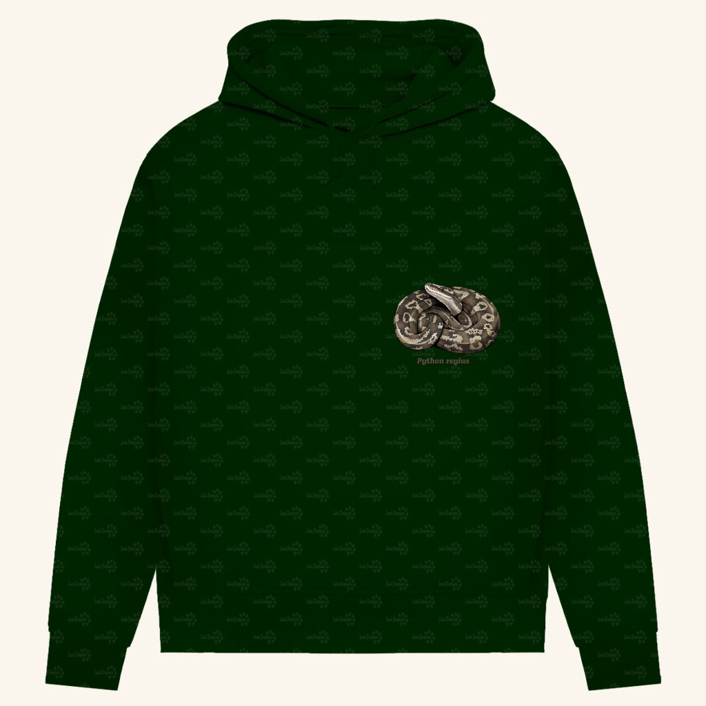 Damen Bio Hoodie mit Seitentaschen | Königspython  Ballpython Python regius