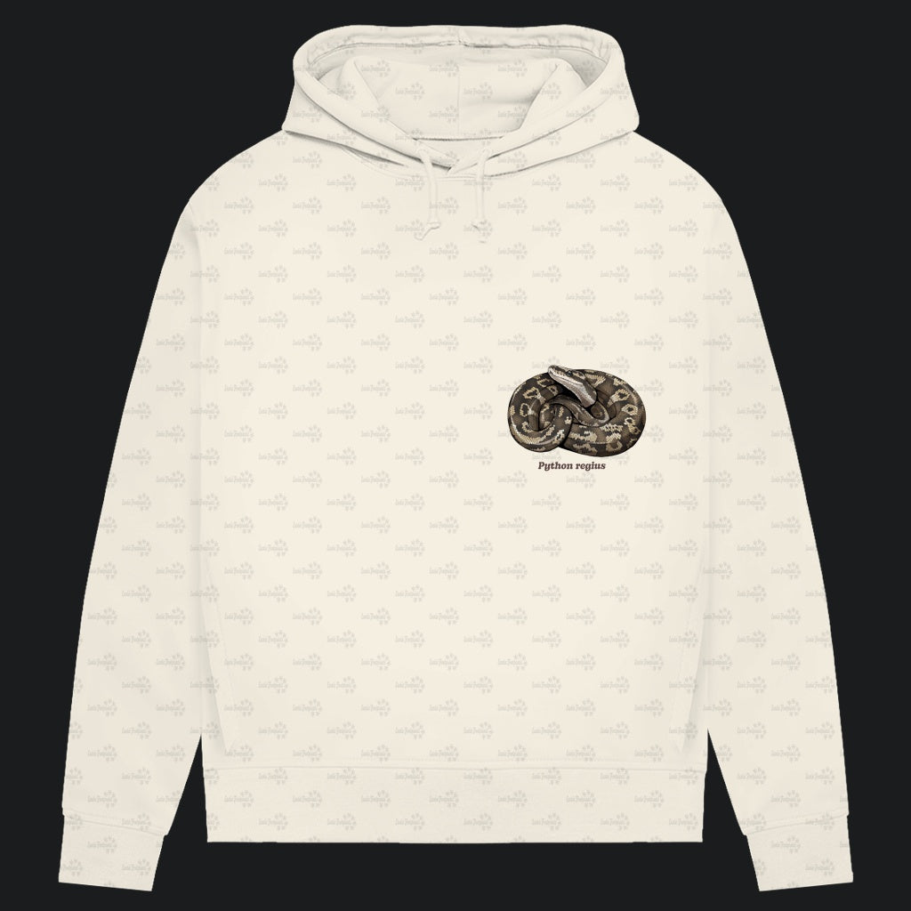 Damen Bio Hoodie mit Seitentaschen | Königspython  Ballpython Python regius