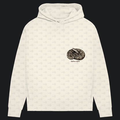 Damen Bio Hoodie mit Seitentaschen | Königspython  Ballpython Python regius