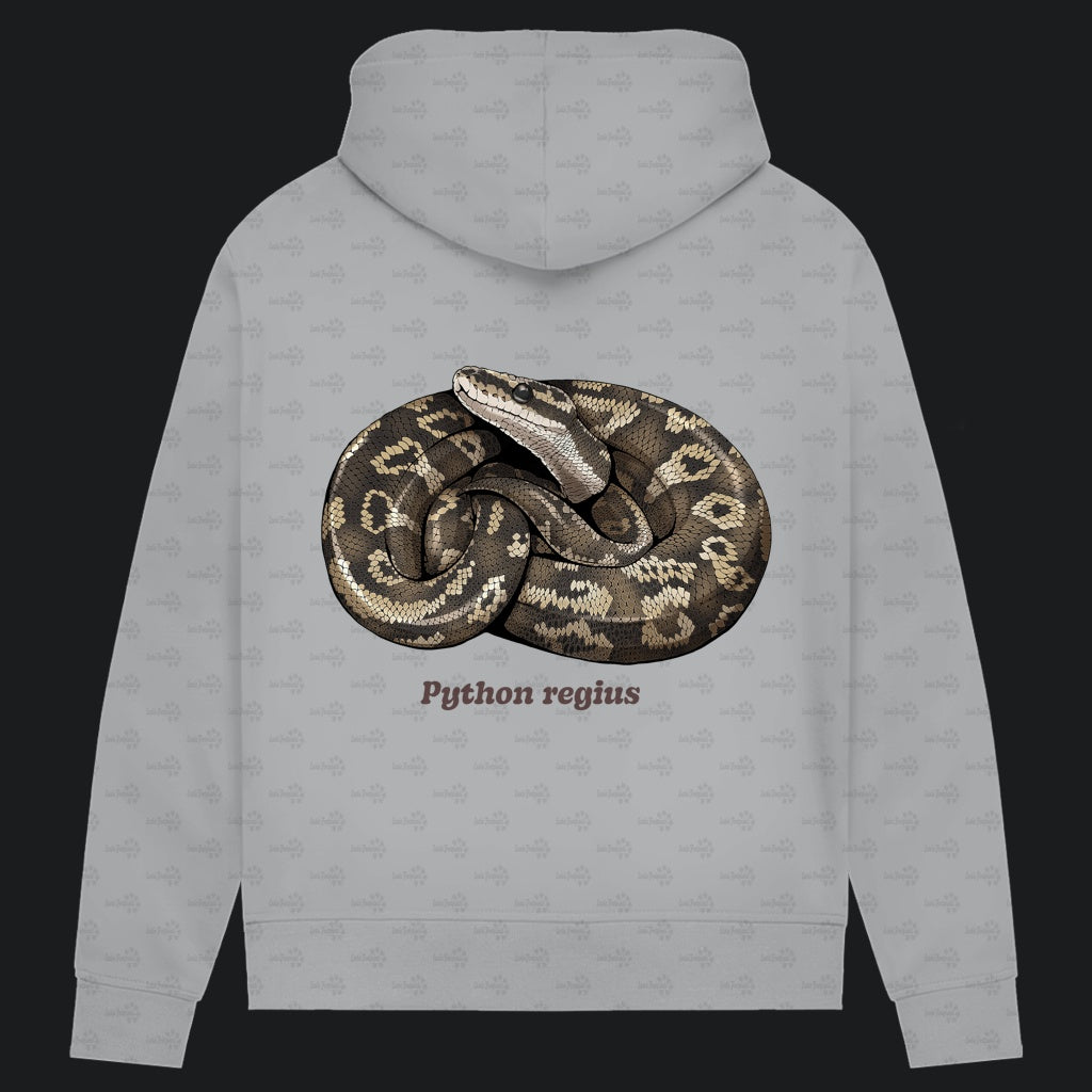 Damen Bio Hoodie mit Seitentaschen | Königspython  Ballpython Python regius