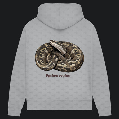 Damen Bio Hoodie mit Seitentaschen | Königspython  Ballpython Python regius