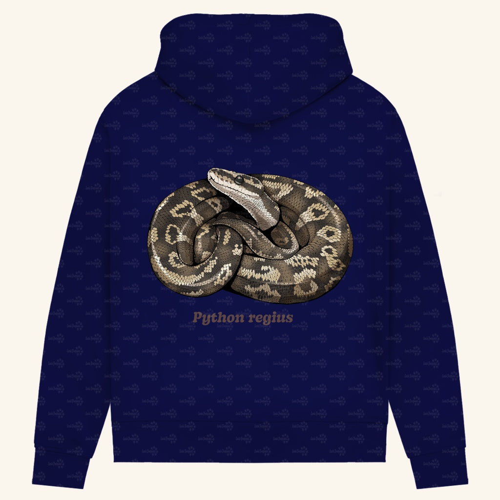 Damen Bio Hoodie mit Seitentaschen | Königspython  Ballpython Python regius