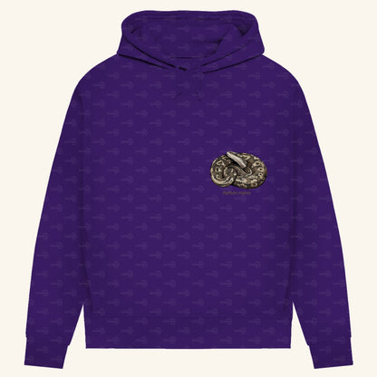 Damen Bio Hoodie mit Seitentaschen | Königspython  Ballpython Python regius