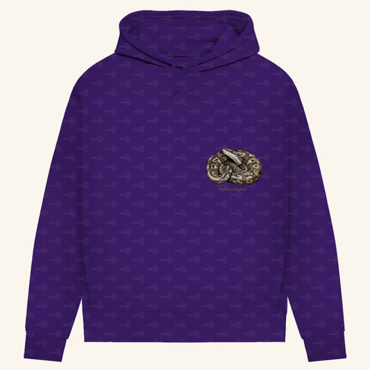 Damen Bio Hoodie mit Seitentaschen | Königspython  Ballpython Python regius