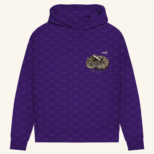 Damen Bio Hoodie mit Seitentaschen | Königspython  Ballpython Python regius