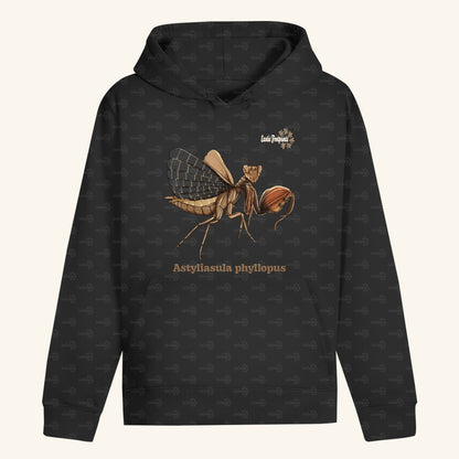 Unisex Bio Hoodie mit Bauchtasche | Riesenboxermantis Astyliasula phyllopus