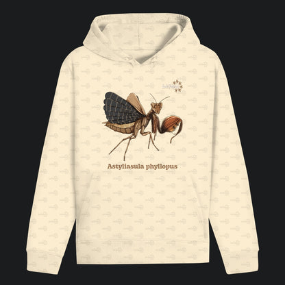 Unisex Bio Hoodie mit Bauchtasche | Riesenboxermantis Astyliasula phyllopus
