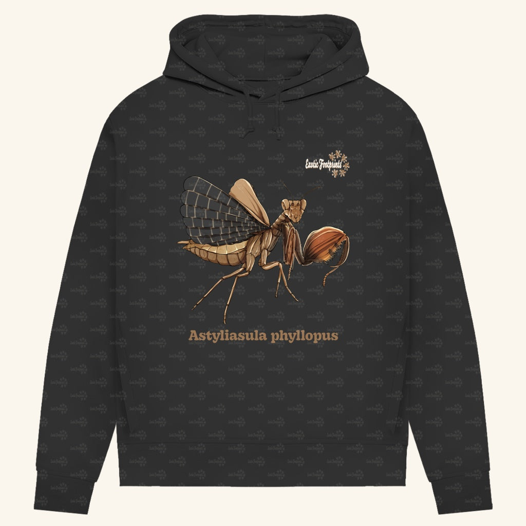 Damen Bio Hoodie mit Seitentaschen | Riesenboxermantis Astyliasula phyllopus