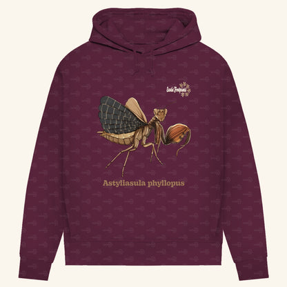Damen Bio Hoodie mit Seitentaschen | Riesenboxermantis Astyliasula phyllopus