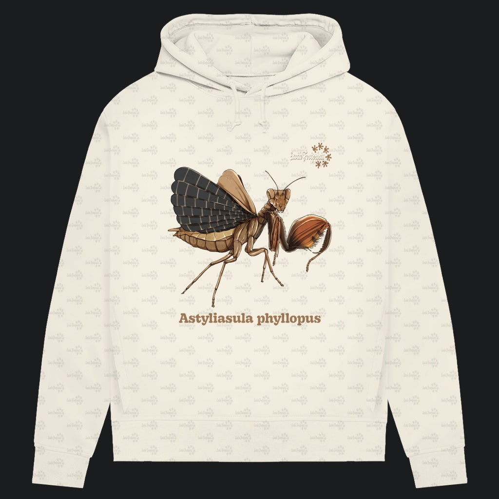 Damen Bio Hoodie mit Seitentaschen | Riesenboxermantis Astyliasula phyllopus