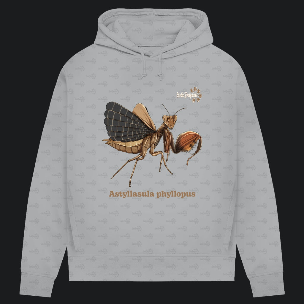Damen Bio Hoodie mit Seitentaschen | Riesenboxermantis Astyliasula phyllopus