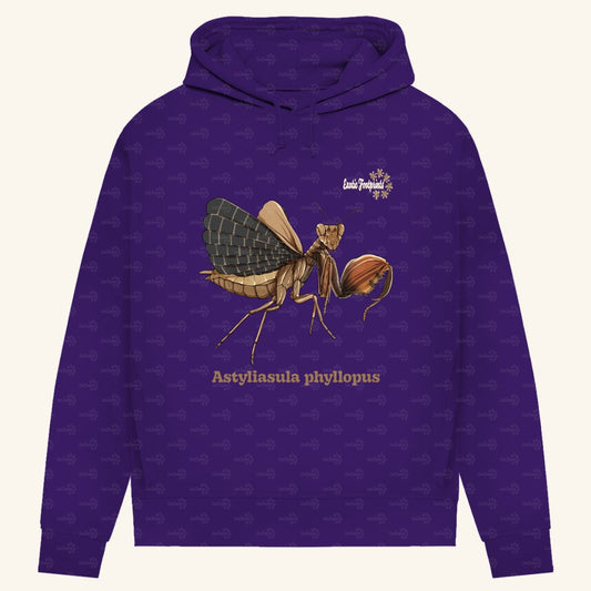 Damen Bio Hoodie mit Seitentaschen | Riesenboxermantis Astyliasula phyllopus