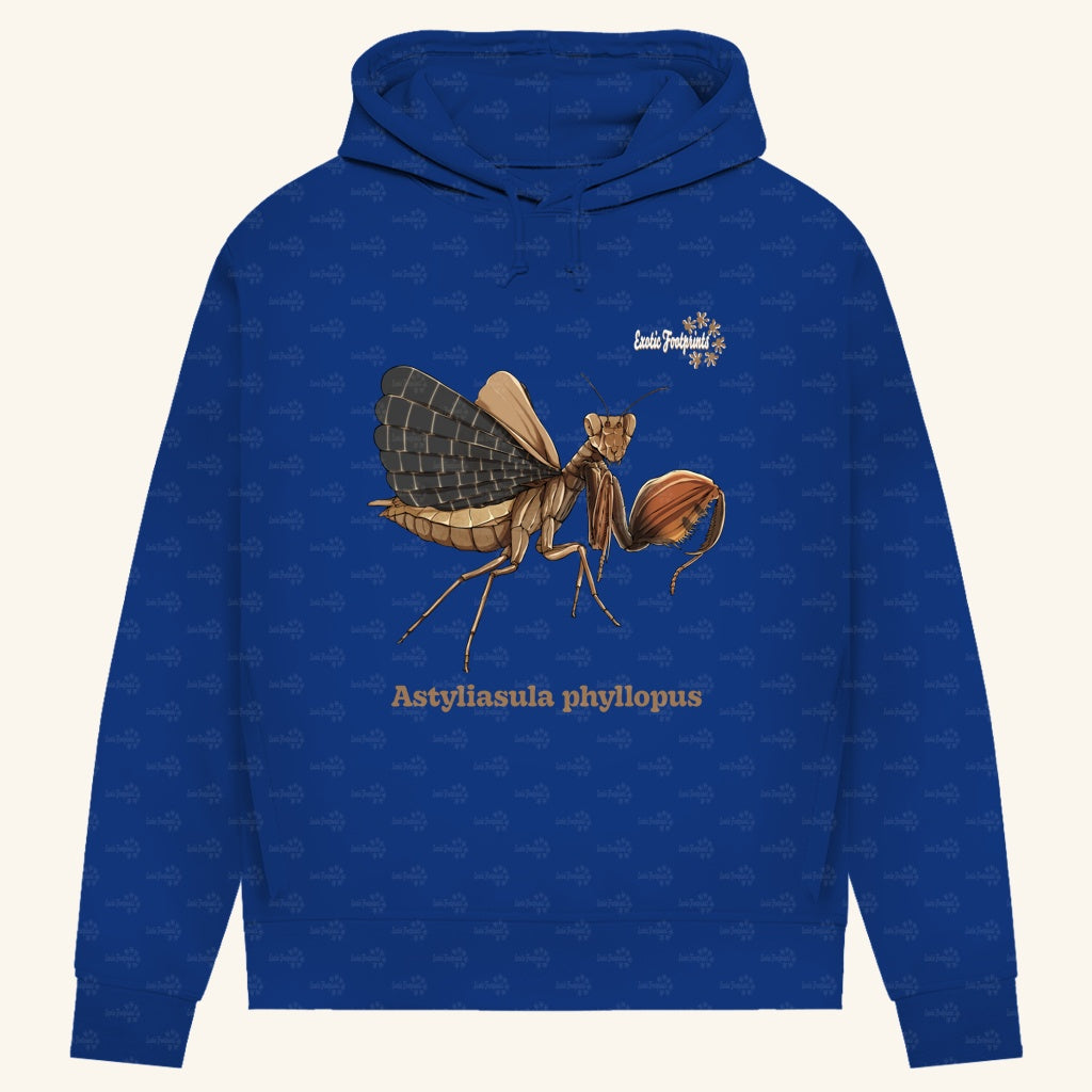 Damen Bio Hoodie mit Seitentaschen | Riesenboxermantis Astyliasula phyllopus