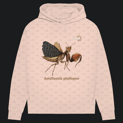 Damen Bio Hoodie mit Seitentaschen | Riesenboxermantis Astyliasula phyllopus