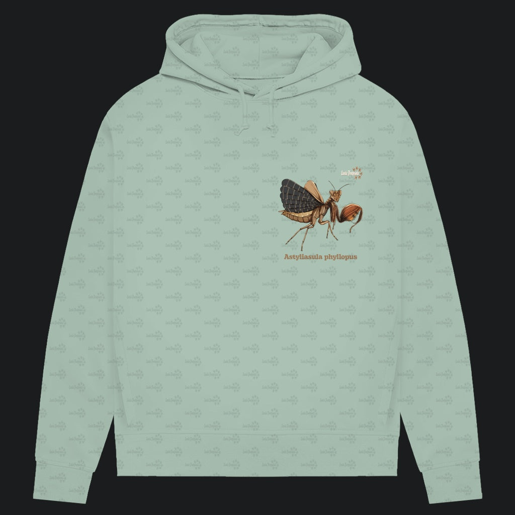 Damen Bio Hoodie mit Seitentaschen | Riesenboxermantis Astyliasula phyllopus
