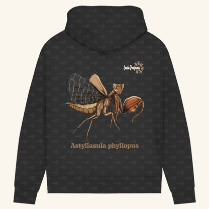 Damen Bio Hoodie mit Seitentaschen | Riesenboxermantis Astyliasula phyllopus