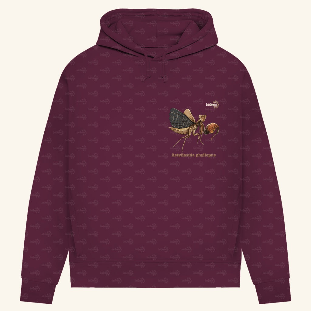 Damen Bio Hoodie mit Seitentaschen | Riesenboxermantis Astyliasula phyllopus