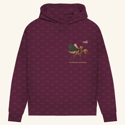 Damen Bio Hoodie mit Seitentaschen | Riesenboxermantis Astyliasula phyllopus