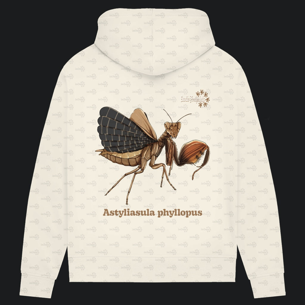 Damen Bio Hoodie mit Seitentaschen | Riesenboxermantis Astyliasula phyllopus