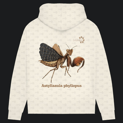 Damen Bio Hoodie mit Seitentaschen | Riesenboxermantis Astyliasula phyllopus