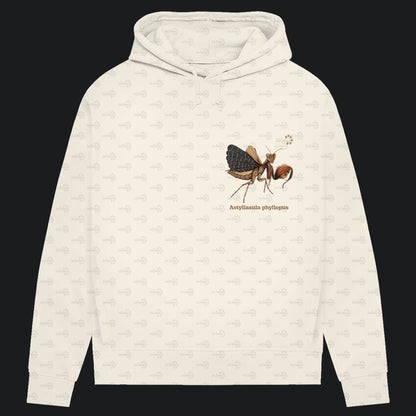 Damen Bio Hoodie mit Seitentaschen | Riesenboxermantis Astyliasula phyllopus