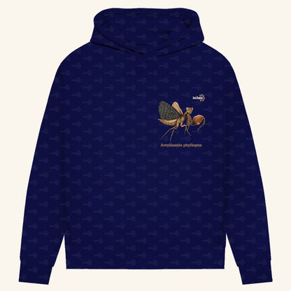Damen Bio Hoodie mit Seitentaschen | Riesenboxermantis Astyliasula phyllopus