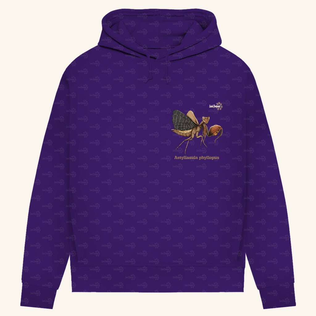 Damen Bio Hoodie mit Seitentaschen | Riesenboxermantis Astyliasula phyllopus