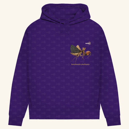 Damen Bio Hoodie mit Seitentaschen | Riesenboxermantis Astyliasula phyllopus