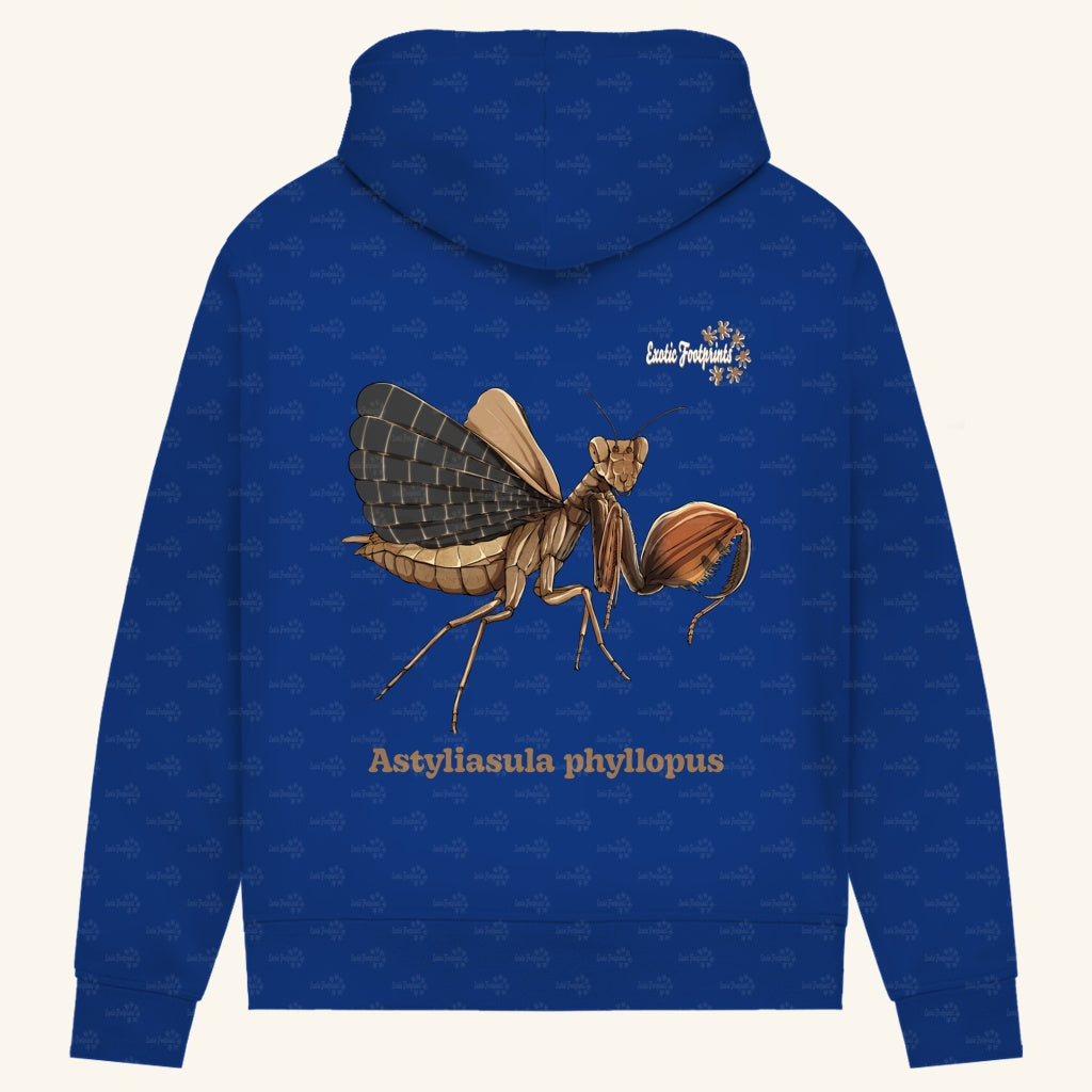 Damen Bio Hoodie mit Seitentaschen | Riesenboxermantis Astyliasula phyllopus