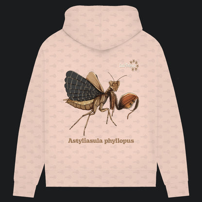 Damen Bio Hoodie mit Seitentaschen | Riesenboxermantis Astyliasula phyllopus