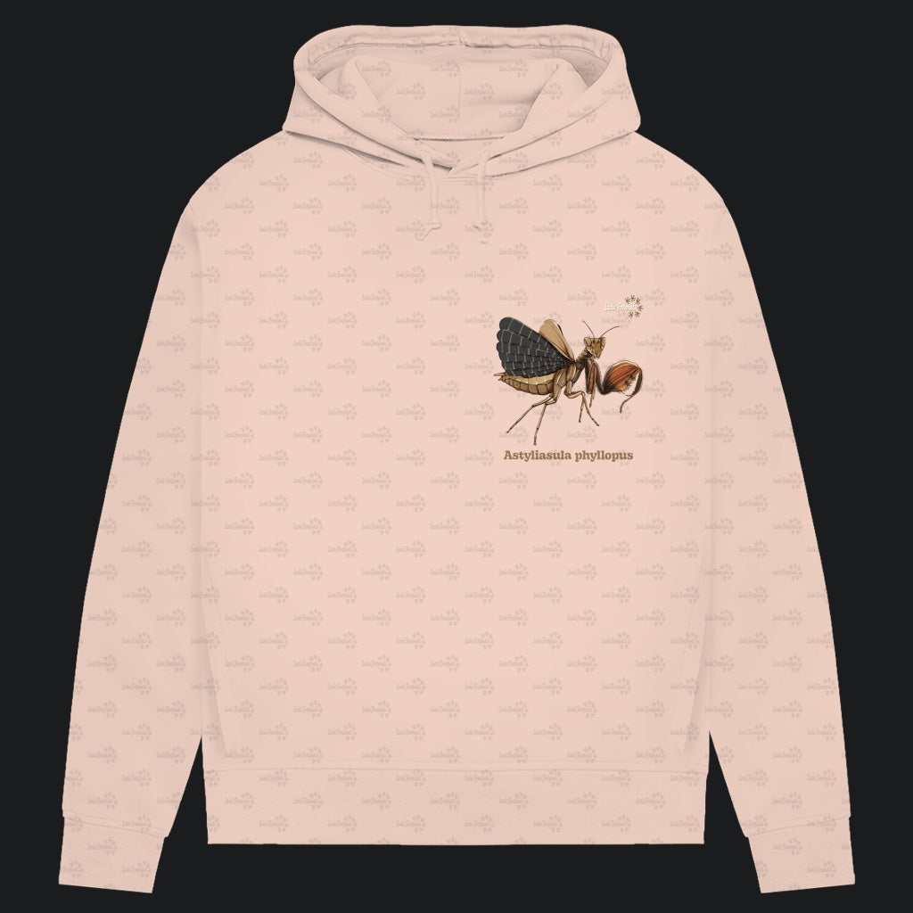 Damen Bio Hoodie mit Seitentaschen | Riesenboxermantis Astyliasula phyllopus