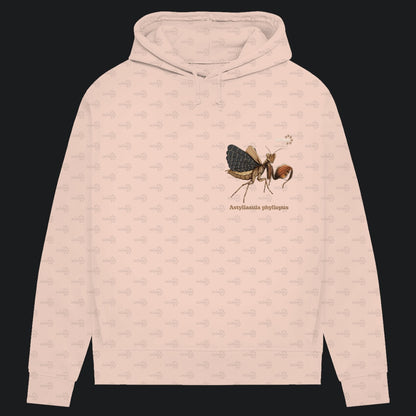 Damen Bio Hoodie mit Seitentaschen | Riesenboxermantis Astyliasula phyllopus