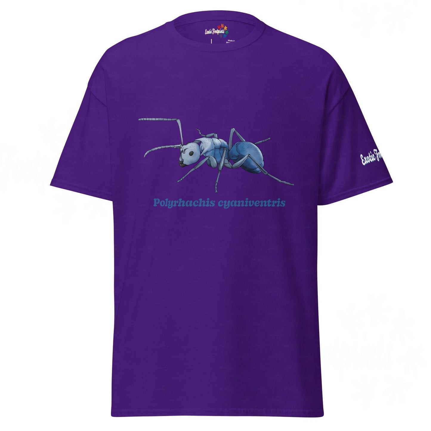 Klassiches Tshirt | Blau schillernde Schuppenameise ( Polyrhachis cyaniventris )